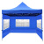 罗德力 户外遮雨帐篷 摆摊遮阳棚折叠伸缩四角帐篷伞 蓝色 自动架(2*2)