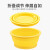 Babykin 香港品牌折叠碗全硅胶碗勺儿童餐具防摔婴儿碗便携式宝宝吃饭碗+软勺 折叠碗+软匙
