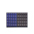 重型零件柜抽屉式螺丝柜刀具收纳架样品柜模具柜配件整理柜工具柜 75抽（蓝色/透明）带门（小号） 轻型款 0.8mm