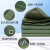 艾科堡 加厚防雨帆布篷布货车用防晒雨布军绿色户外PVC遮雨布650克每平米 7米宽8米长