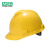 梅思安/MSA V-Gard PE标准型V型安全帽 一指键帽衬 带下颚带 工地施工建筑 黄色 1顶 可定制 IP
