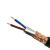 起帆电线电缆 RVVP2*0.3平方屏蔽线信号传输线电源线 2芯铜芯软护套线 黑色 100米 
