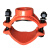 铁辰电力 球磨铸铁哈夫节叁通/铸铁管卡 DN200X50(抱铸铁管或塑料管) 一个