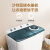 美的双桶洗衣机半自动 MP100V515E 10公斤大容量 品牌电机 强劲净洗 双缸洗衣机