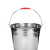 兰诗（LAUTEE）DA2200 加厚不锈钢提水桶手提桶多用大水桶储水桶 特厚无磁34cm