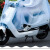 英格杰家 双人雨衣电动车摩托车双帽檐防护雨衣骑行男女自行车三轮电瓶车雨披 蓝雪花(双人-双帽檐) 5XL 