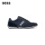 BOSS男士春夏橡胶徽标系带运动鞋 401-深蓝色 EU:42