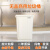 YYN商用无盖大容量厨房卫生桶超大方形加大20L 60L绿色长方形桶（送垃圾袋）