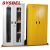 西斯贝尔（SYSBEL） WA930450Y紧急器材柜 防爆器材柜 应急器材柜 PPE柜 黄色不带视窗 45Gal/170L 现货