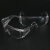 海斯迪克 HKSY-36 防护眼镜 防飞溅防尘打磨眼镜 防雾加厚百叶窗 成人高清强化款（镜片防刮）