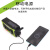 百舸 4000毫安便携应急太阳能手摇收音机AM/FM/WB带LED手电筒手机充电066P绿色