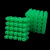 绿色塑料膨胀管6mm6厘8mm8厘自攻螺丝钉胶塞墙塞涨塞胀塞胶粒M6M8 6mm-3盒1500粒