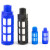 海斯迪克 HKCL-166 消音器 长平头气动接头消声过滤器  塑料消声器（默认蓝）6分 1个