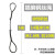 牛人 插编钢丝绳 双扣纯手工编织起重吊装吊索具编头子钢丝绳 吊1.6吨14-5米一根 