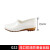 白色雨鞋男女同款水鞋高中低筒卫生厂餐饮工作靴 022白色 39