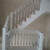 枭雄铝合金楼梯扶手阳台栏杆护栏中国风室内家用现代简约螺丝拼装固定 雕花工艺白色