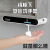 下感应泡沫洗手机下自动洗手器壁挂式智能皂液器 镜面黑-充电款-出泡款+白色置物架