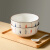 川岛屋日式汤碗家用2024新款陶瓷大号面碗吃面条泡面碗拉面碗 鱼悦8英寸斗笠碗+陶瓷勺