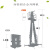 6/1米铝合金升降机单双柱电动液压升降平台小型移动式举升登高梯 双柱升高14米载重7公斤 绿色橘