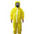 sf6防化服带帽连体耐酸碱3.4.5.6.型防护服EN1149 黄色 XL