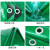 玉固 绿色帆布带连接扣眼0.3mm厚  20x30（6*9米）