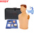 泰贵医学 新型电子半身心肺复苏模拟人箱装简易呼吸器 CPR胸外按压应急演练 急救训练模拟假人TG/CPR10175