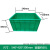 豫选工品 物流周转箱 3-27号塑料箱 长方形大号加厚箱 储物筐 养鱼龟收纳盒 8# 540*420*300mm (绿色）