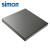 西蒙（SIMON）开关插座面板一开五孔插座空调网络四孔插座5孔墙壁C60系列荧光灰 空白盖板