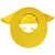 巨成夏季安全帽遮帘布罩工地遮阳板防晒安全帽配套遮阳罩 黄色款