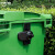 中环力安【660L绿色】垃圾桶垃圾车户外塑料加厚移动垃圾箱保洁环卫车带轮垃圾车