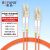 博扬 千兆多模电信级光纤跳线lc-lc(UPC) 30米 OM1 62.5/125多模双芯双工跳纤光纤线 收发器尾纤 BY-30552M1