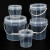 金固牢 KCzy-80  透明塑料桶打包桶 带盖pp密封桶小水桶果酱桶 5L带提手（1个）