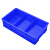 和一可塑 HY04 塑料分格箱 收纳盒分隔式零件盒 螺丝配件五金工具箱 小号3格蓝