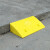 平安达 塑料斜坡垫台阶垫马路牙子门槛垫路沿坡楼梯三角垫汽车上坡垫长50*宽27*高10CM黄色