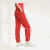 爱马仕（HERMES）24新款女裤通体印花红色纯棉弹力腰部休闲长裤运动裤 40