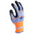 登升登升L668劳保手套一把手发泡乳胶手套 涂层涂胶耐磨防滑 蓝色12副 L668蓝色（12副） 现货