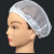 透气网帽男女通用无尘车间防掉头发工厂工作帽帽艾灸浴帽可水洗头套夏 (粉色)1个