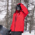 AWKA单板滑雪服女男款防水防风防寒专业加厚保暖美式外套上衣冬季 正红色 XL