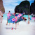 SMVP度假沙滩浴巾速干吸水巾男女温泉游泳浴巾超细纤维儿童飞机毯 巾-紫色