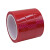 锐明凯高粘红色硅胶带 背面离型红色接驳绝缘胶带 深红色PET高温硅胶带 4mm*33m