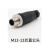 m12防水连接器M12螺丝压线免焊接航空插头4芯5芯8芯12针传感器 M12 12芯直公头