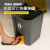 脚踏式垃圾桶大容量户外大号商用篓圾环卫厨房带盖脚踩大型箱 30升单桶带盖默认绿色