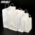 海斯迪克 HK-5041 牛皮纸袋 手提纸袋子 外卖打包袋服装购物纸袋 （100个）120克 白牛皮纸 高28*宽28*侧15
