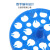 安达通 水浴锅漂浮 塑料多用圆形泡沫水漂浮漂浮板离心管架 塑料大号20孔圆形(10个） 