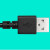 cutersre USB连接器 KB-N9100 黑色 有线键鼠套装 全尺寸 30天