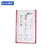 苏识 仓库货架塑料标签标识卡磁性材料卡片磁性物料卡 卡4*7cm 红色 强磁 10个装 1310127