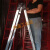 徐腾方管人字梯折叠梯工程建筑阁楼结实耐用25/50方管 加固镀锌人字梯2.5米