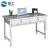 链工 304不锈钢工作台加厚款带抽屉单人工业桌操作台 2抽办公桌 1.2*0.6*0.75M