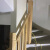 奇步现代新中式楼梯扶手实木家用环保简约原木素雅楼梯立柱 花格清水色小柱50*50*950mm