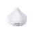 霍尼韦尔1032501-V2 IP FFP3欧标罩杯头带款口罩独立包装杯型防尘防雾霾 1032501-V2头戴16只整盒独立包装  现货